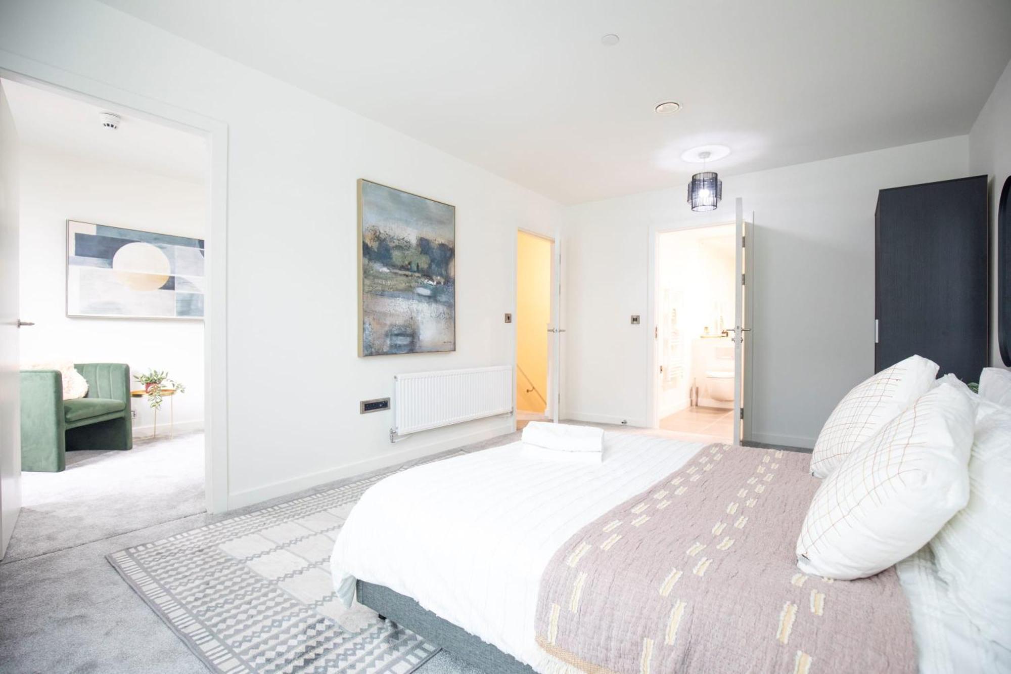 Luxury Free Parking Townhouse Villa Manchester Exterior foto
